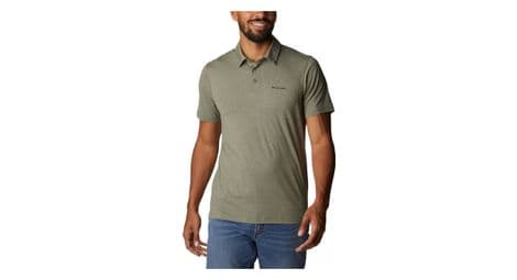 Columbia tech trail poloshirt grün herren l