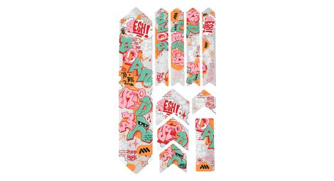 All mountain style extra born to be rider telaio protection kit red