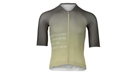 Maillot manches courtes poc pristine print degrade vert