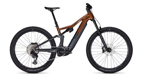 Bicicleta eléctrica de montaña con suspensión total Focus JAM² 6.8, 12 V, 800 Wh, Bosch 120 Nm, 29'', marrón/gris