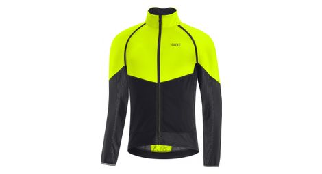 Veste coupe-vent gore wear phantom gore-tex infinium jaune fluo noir