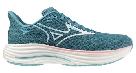 Chaussures Running Mizuno Wave Rider 29 Bleu/Rose Femme