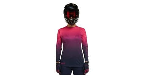 Maillot manches longues femme dharco race fort bill rose violet