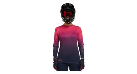 Maillot manches longues femme dharco race fort bill rose violet