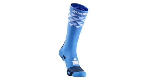 Compressport recovery ironman dazzle socks blue