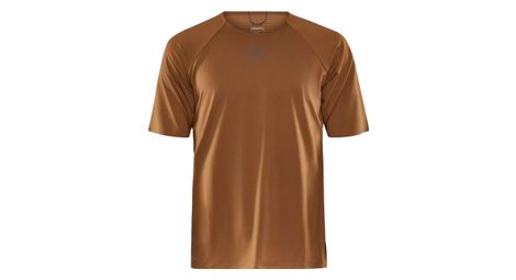 Craft pro trail short sleeve shirt brown s