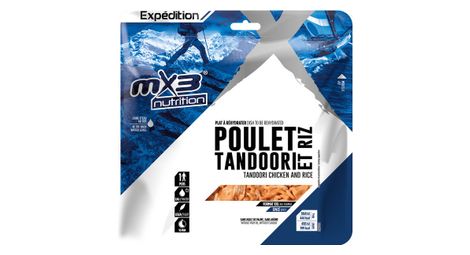 Repas lyophilise mx3 poulet tandoori riz xxl 225g
