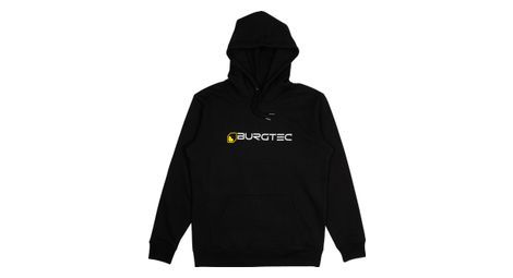 Sudadera con capucha Burgtec Logo Negro Unisex