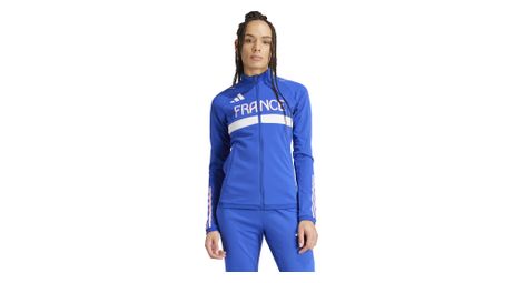 adidas Training Team France Blau Damen Trainingsjacke