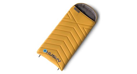 Husky Deckenschlafsack Gizmo 2024 -5°C Senf 220 x 90 cm-gelb mit grau