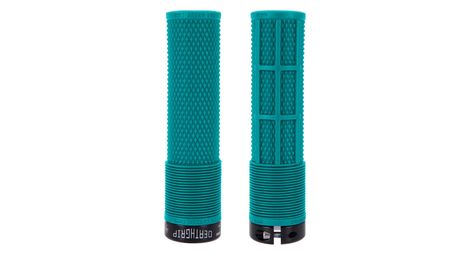 Manopole sottili senza flangia dmr deathgrip tribe blue