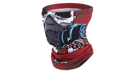 Echarpe Magique d'Eté Anti UV Cachecou Soie Glacée Démon Rouge