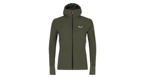 Chaqueta softshell hombre salewa agner durastretch verde