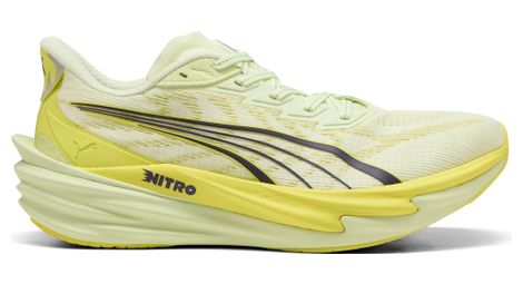 Zapatillas de running Puma Deviate Nitro 4 amarillas para hombre