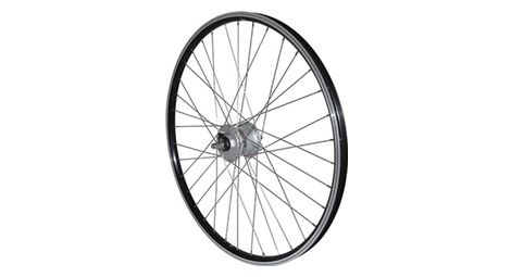 Roue vtt 26  er10 avant alu noir double paroi moy shimano dynamo dh2n 6 volt-2.4w