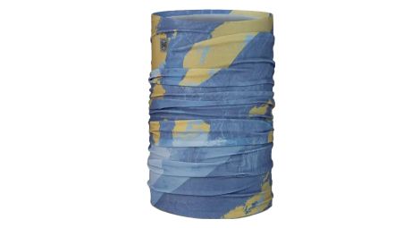 Tour de cou buff skatick graphite bleu / jaune