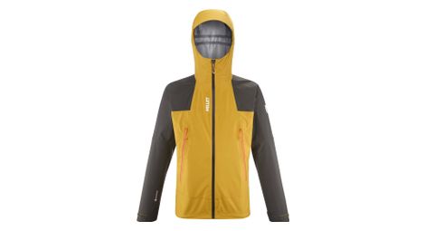 Veste imperméable millet seneca gore-tex 3l jaune/vert