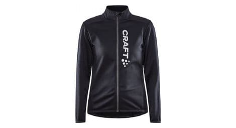 Chaqueta térmica craft core bike subz para mujer, color negro