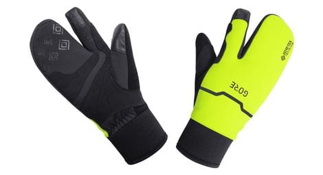 Guantes gore-tex infinium thermo split negro/amarillo fluorescente