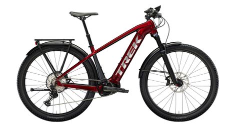 Vtt electrique semi rigide trek powerfly sport 7 eq shimano slx xt 12v 625wh 27 5 rouge gris lithium