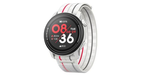 Reloj gps coros pace 3 correa de nylon blanca