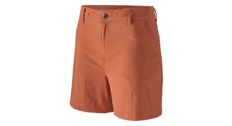 Pantalones cortos de senderismo patagonia quandary para mujer 5' naranja s