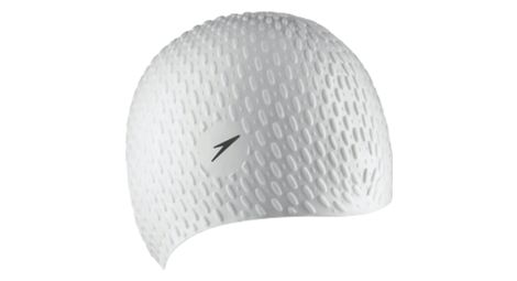 Bonnet de natation speedo bubble cap blanc