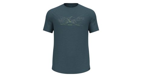 Odlo run bike hike ascent performance wool 130 grey t-shirt