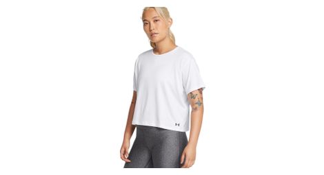 Maillot de manga corta under armour motion white para mujer