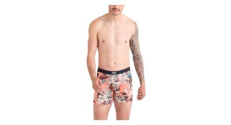 Boxer da uomo saxx vibe xtra fly hibiscus jungle coral