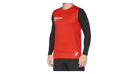 Maillot sans manches 100% jersey r-core concept rouge