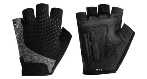 Gants velo rogelli essential - femme - noir/gris