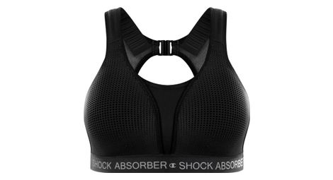 Sujetador acolchado shock absorber x champion ultimate run negro