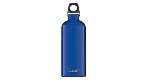 Sigg traveller 0.6l blauwe waterfles