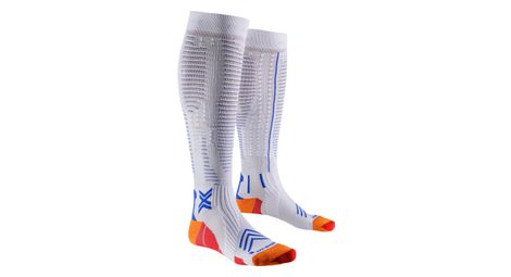 Chaussettes x socks run expert effektor otc blanc orange
