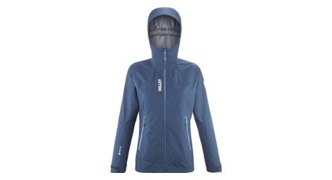 Veste imperméable femme millet seneca gore-tex 3l bleu