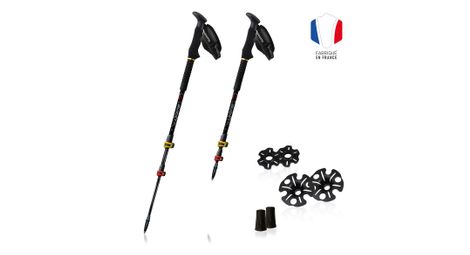 Bâtons de randonnée télescopique - t3 light alu - grenat