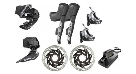 Groupe sram red etap axs hydraulique disc 6 trous 2x12v