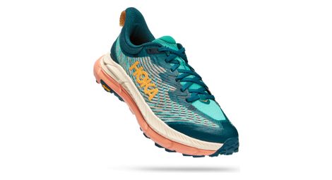 Chaussures Trail Running Mafate Speed 4 Vert Rose Femme