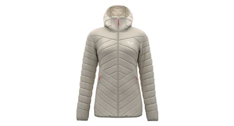 Chaqueta salewa brenta rds para mujer, blanca