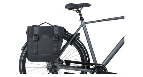 Basil tour double bicycle bag mik black