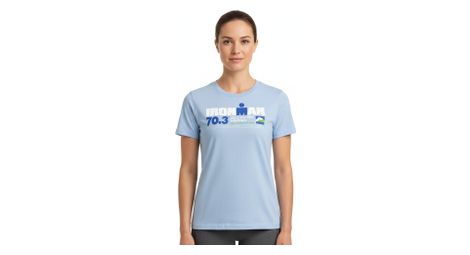 T-shirt manches courtes ironman 70.3 zell am see bleu ciel femme