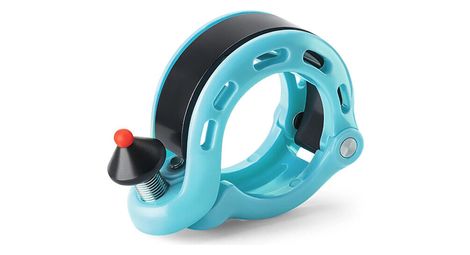 Sonnette de vélo en forme de q bleu