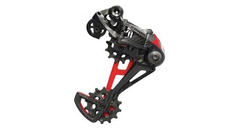 Dérailleur arrière sram x01 dh x-horizon type 3.0 10v 26d chape courte aluminium noir/rouge