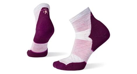 Smartwool targeted cushion ankle socks purple women's