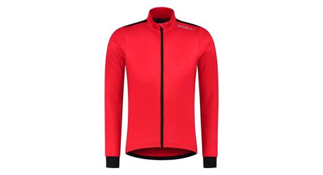 Maillot Manches Longues Velo Rogelli Core Homme Rouge