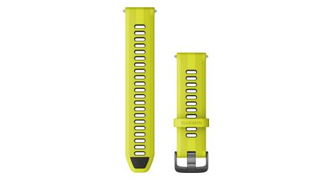 garmin forerunner 22 mm silicone wristband amp yellow black slate