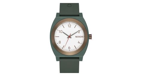 Unisex-uhr nixon time teller opp grün