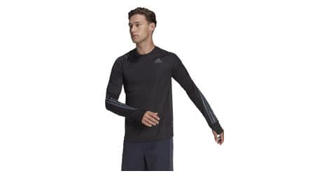 Maillot manches longues adidas run icon noir