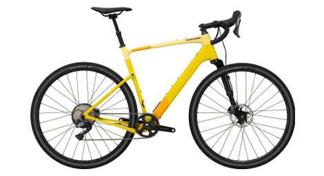 Cannondale topstone carbon 2 lefty bicicleta gravel shimano grx 11s 700 mm laguna amarillo 2022 s / 162-175 cm